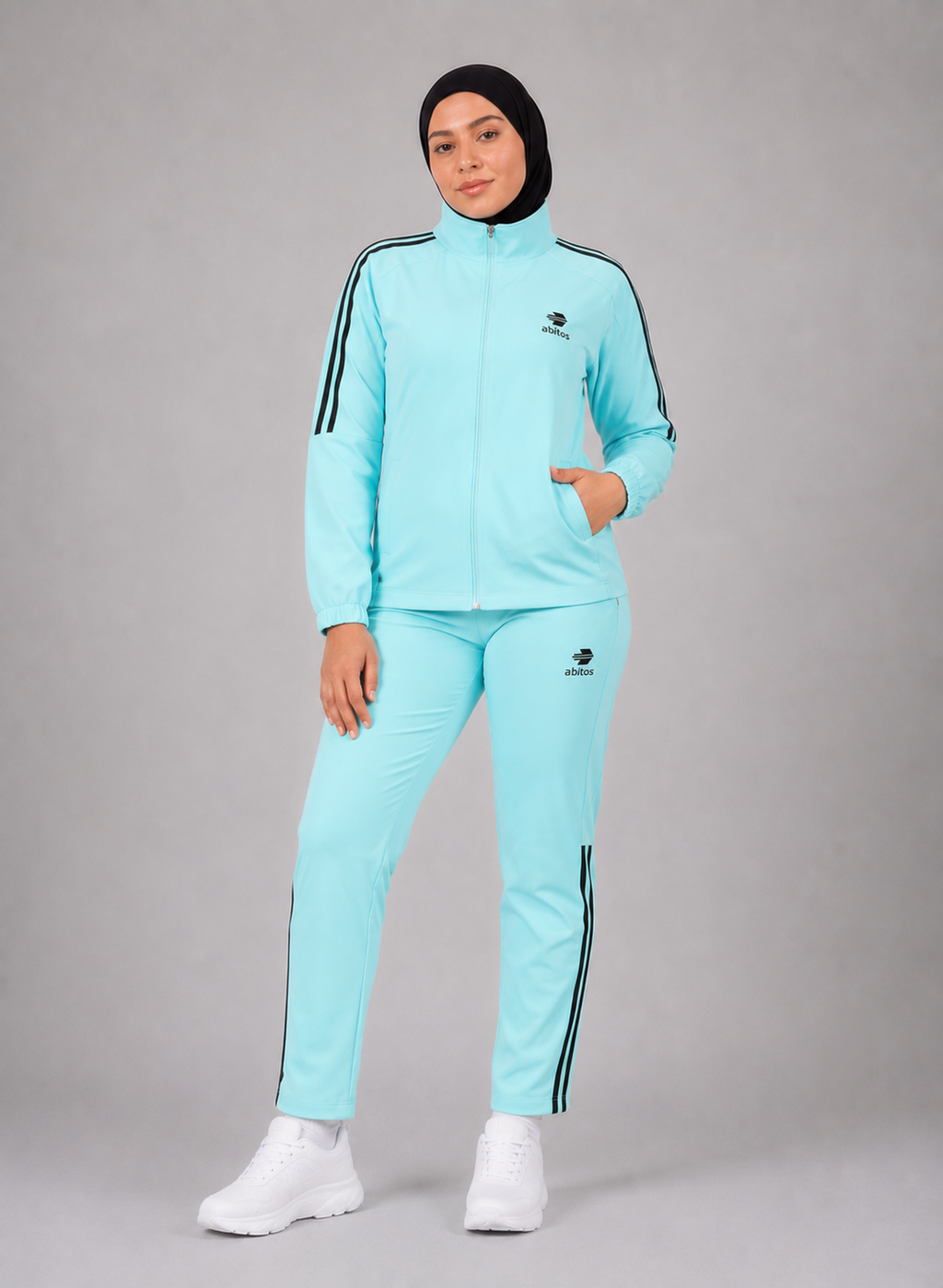 Stride Stripe Tracksuit - Teal Stripe