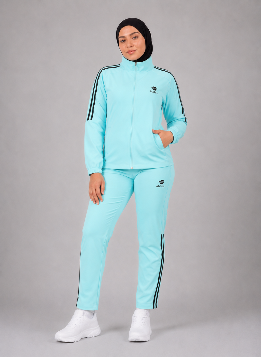 Stride Stripe Tracksuit - Teal Stripe