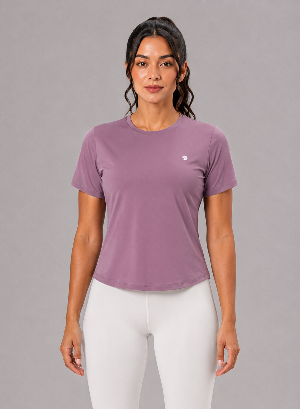 Perforated Tee - Blush