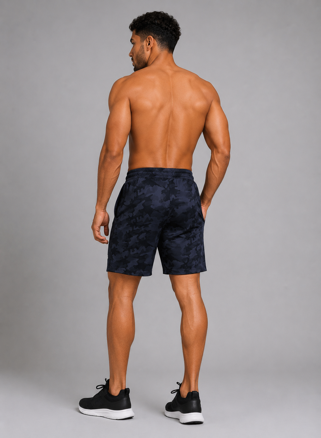 Navy Camo Short