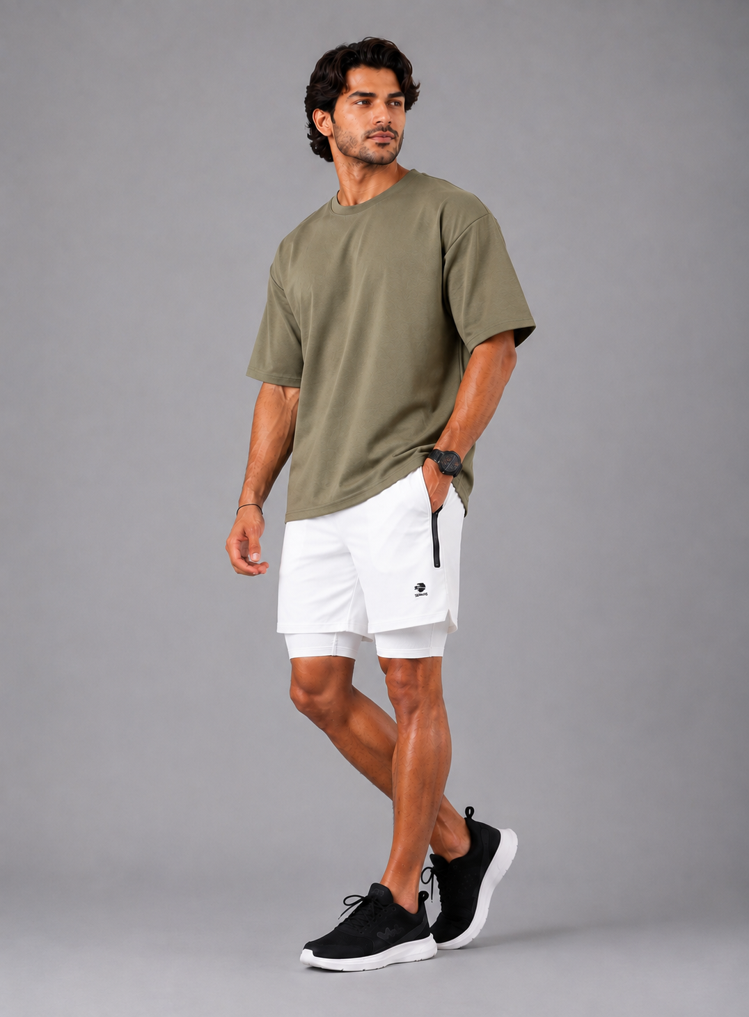 Olive Oversized Tee